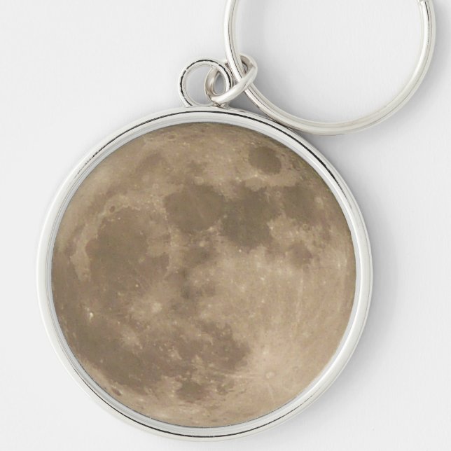 Moon Key Chain Romantic Astrological Moon Gifts (Front)