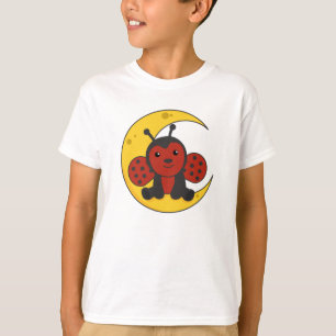 Moon Ladybug Good Night Falling Asleep Stars T-Shirt