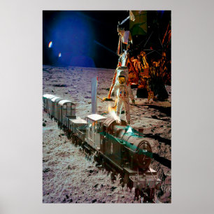 Moon Landing Express Poster