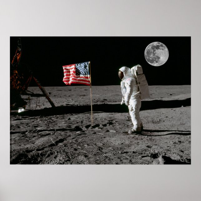 Moon Landing or is it? Poster (Front)