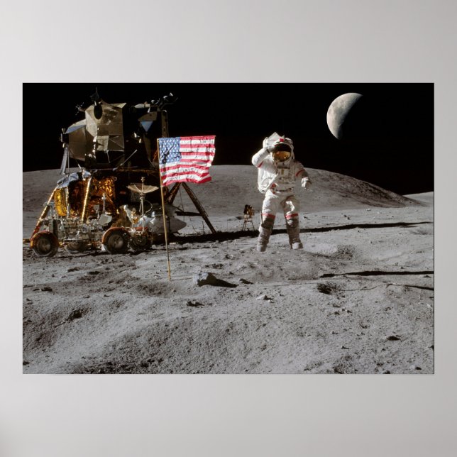 Moon Landing or is it? Poster (Front)