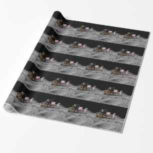 Moon Landing Wrapping Paper