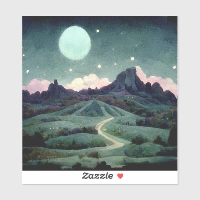 Moon Landscape Fantasy (Sheet)