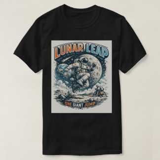Moon Leap: Gravity Defying Astronaut T-Shirt