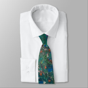 Moon Light Chicken - find me to the moon- Neck Tie