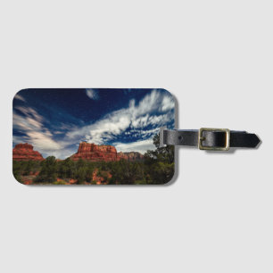 Moon Light over Sedona, Arizona Luggage Tag