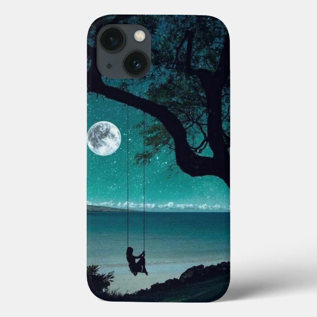Moon Light Pattern Designer Printed Mobile Cover (Back)