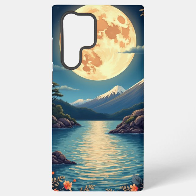 moon light phone case galaxy 22 ultra  (Back)