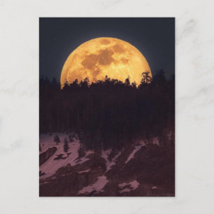 Moon light postcard