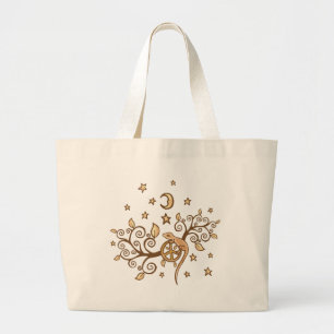 Moon Lizard Large Tote Bag