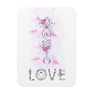 *~* Moon Lotus Path to Nirvana Magnet