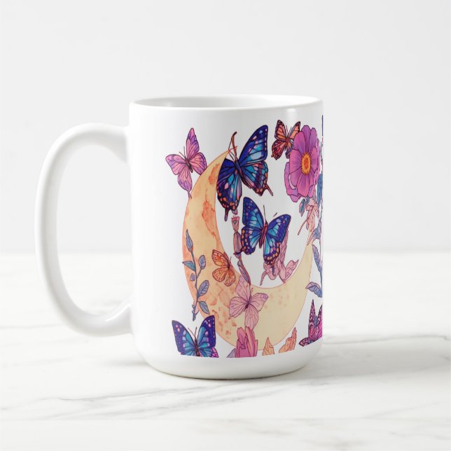 Moon Lover’s Mug  Celestial Coffee Cup (Left)