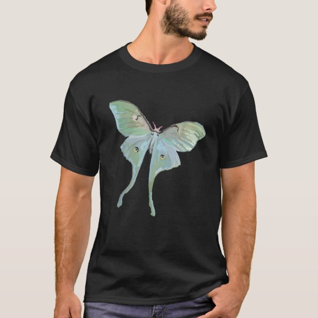 Moon Luna Moth tee (Front)