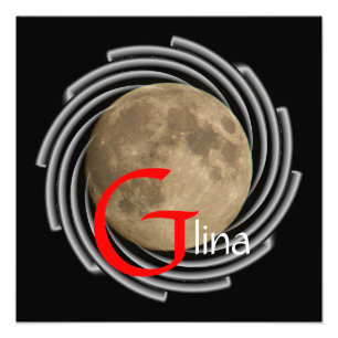 Moon, Lune, Luna, Glina, Moon Poster