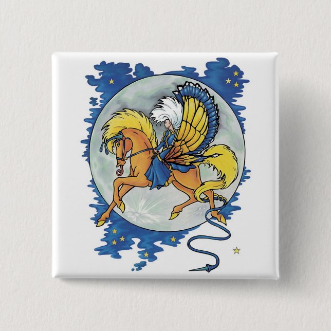 Moon Magic 15 Cm Square Badge (Front)