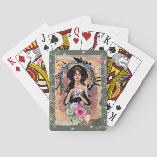 Moon Magic Goddess  Playing Cards