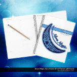 Moon Magic Stars Hearts Celestial Love Name Planner<br><div class="desc">This ethereal collection celebrates the moon's magic and the night's beauty. Embrace the moon and stars with this collection created for those with a magical side. This dreamy celestial-themed art is perfect for those who love the night moon aesthetic. Bring the magic of the night with you to school, college,...</div>
