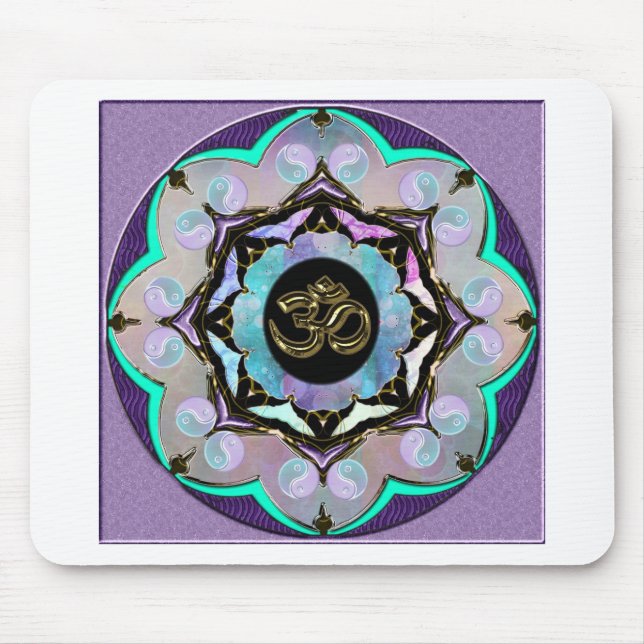 Moon Mandala Mouse Mat (Front)