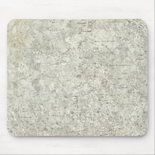 Moon Map Mouse Mat