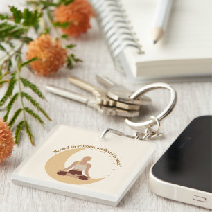 Moon Meditation – Celestial Wellness Key Ring