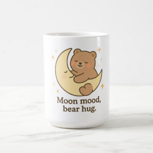Moon Mood Bear Hug Mug Cute Cozy Aesthetic Gift