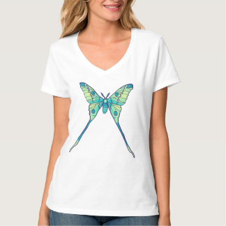 Moon Moth Magic - Butterfly Lover Art T-Shirt