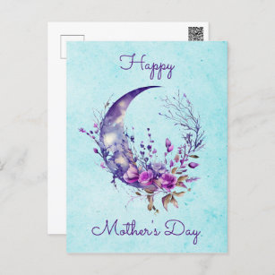 Moon Mother's Day Postcard
