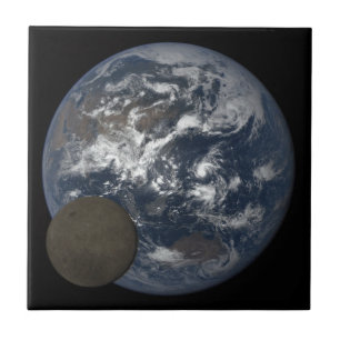 Moon moving in front of earth DSCOVR image  Tile