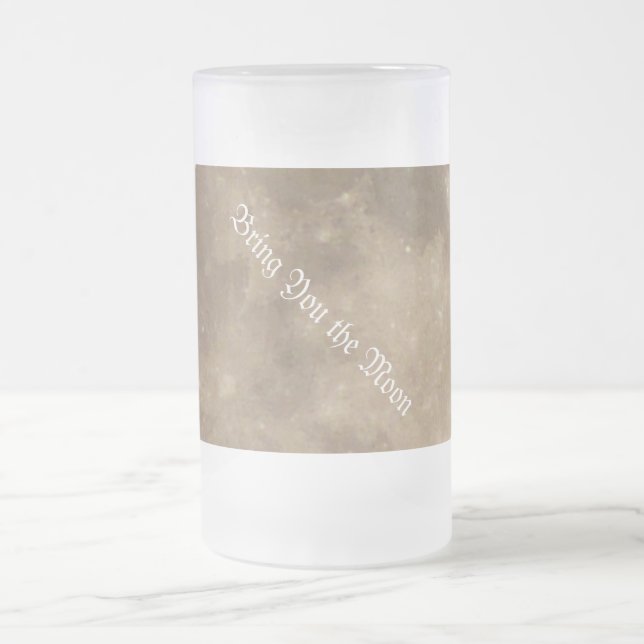 Moon Mug Custom Full Moon Beer Glass Moon Mugs (Center)