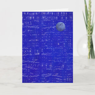 Moon Music Greeting Card