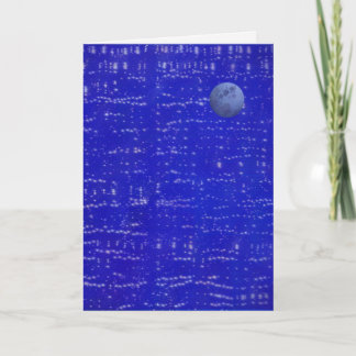 Moon Music Greeting Card