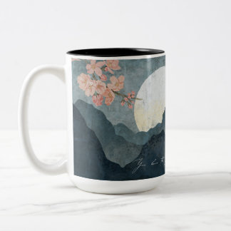 Moon Night Aesthetic White Mug