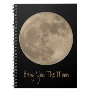 Moon Notebook Custom Full Moon Journal Book Gifts