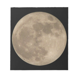 Moon Notepad Full Moon Notepads Fun Moon Gifts