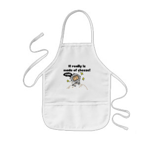 Moon of Cheese Tshirts and Gifts Kids Apron