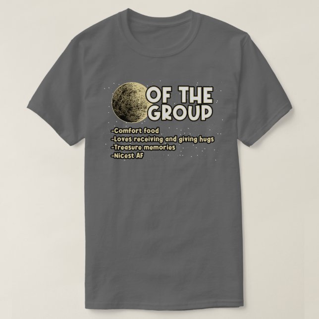 Moon Of The Group T-Shirt (Design Front)