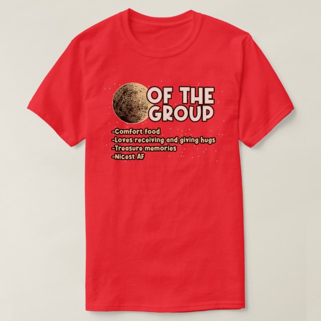 Moon Of The Group T-Shirt (Design Front)