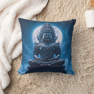 Moon of the Silent Guardian Cushion