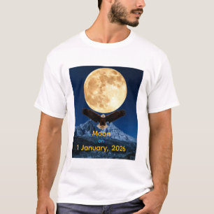 Moon on jaunary 1, 2026 T-Shirt