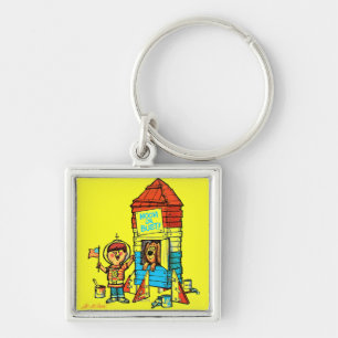 Moon or Bust! Key Ring