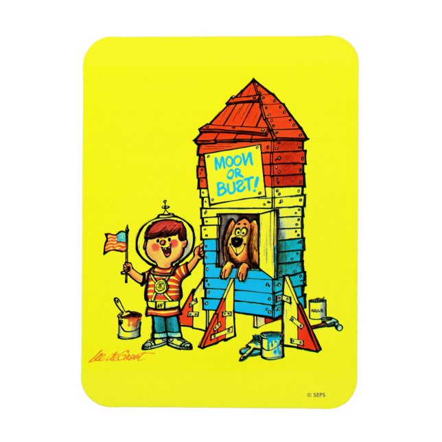 Moon or Bust! Magnet (Vertical)