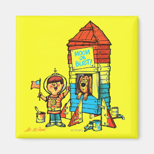 Moon or Bust! Magnet