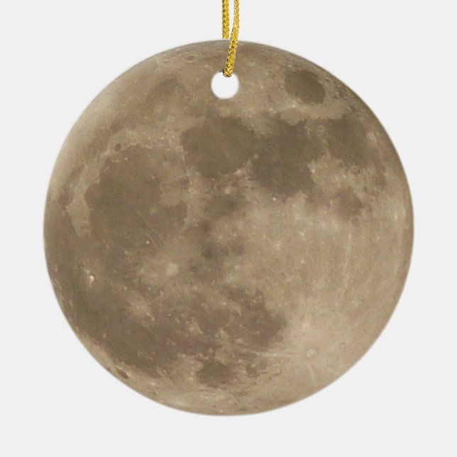 Moon Ornament Full Moon Decoration Lunar Gifts (Front)