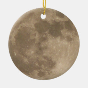 Moon Ornament Personalised Full Moon Decoration