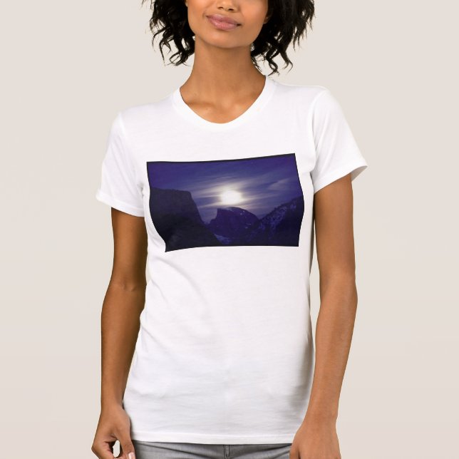 Moon Over Half Dome T-Shirt (Front)