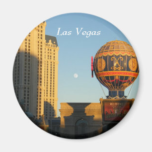 Moon over Las Vegas Magnet