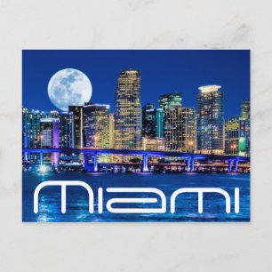MOON OVER MIAMI. POSTCARD