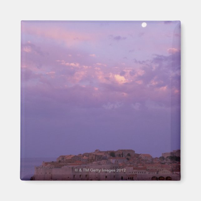 Moon Over Old City Magnet (Front)