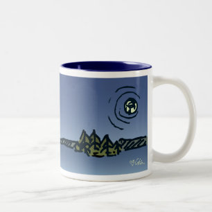 Moon over Picnic Island Mug