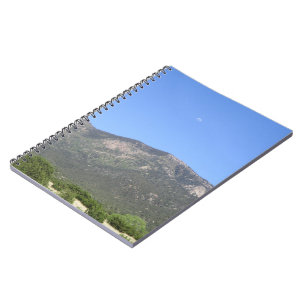 Moon Over Sandia Mountains Notebook